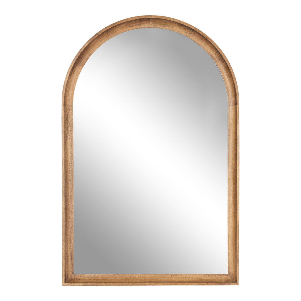 Specchio da parete in legno ad arco di Kate e Laurel Hatherleigh