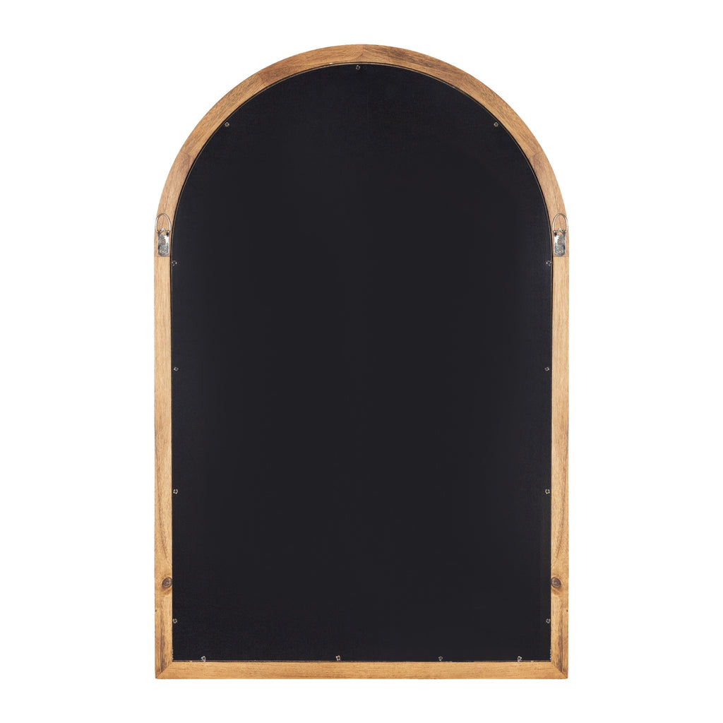 Specchio da parete in legno ad arco di Kate e Laurel Hatherleigh