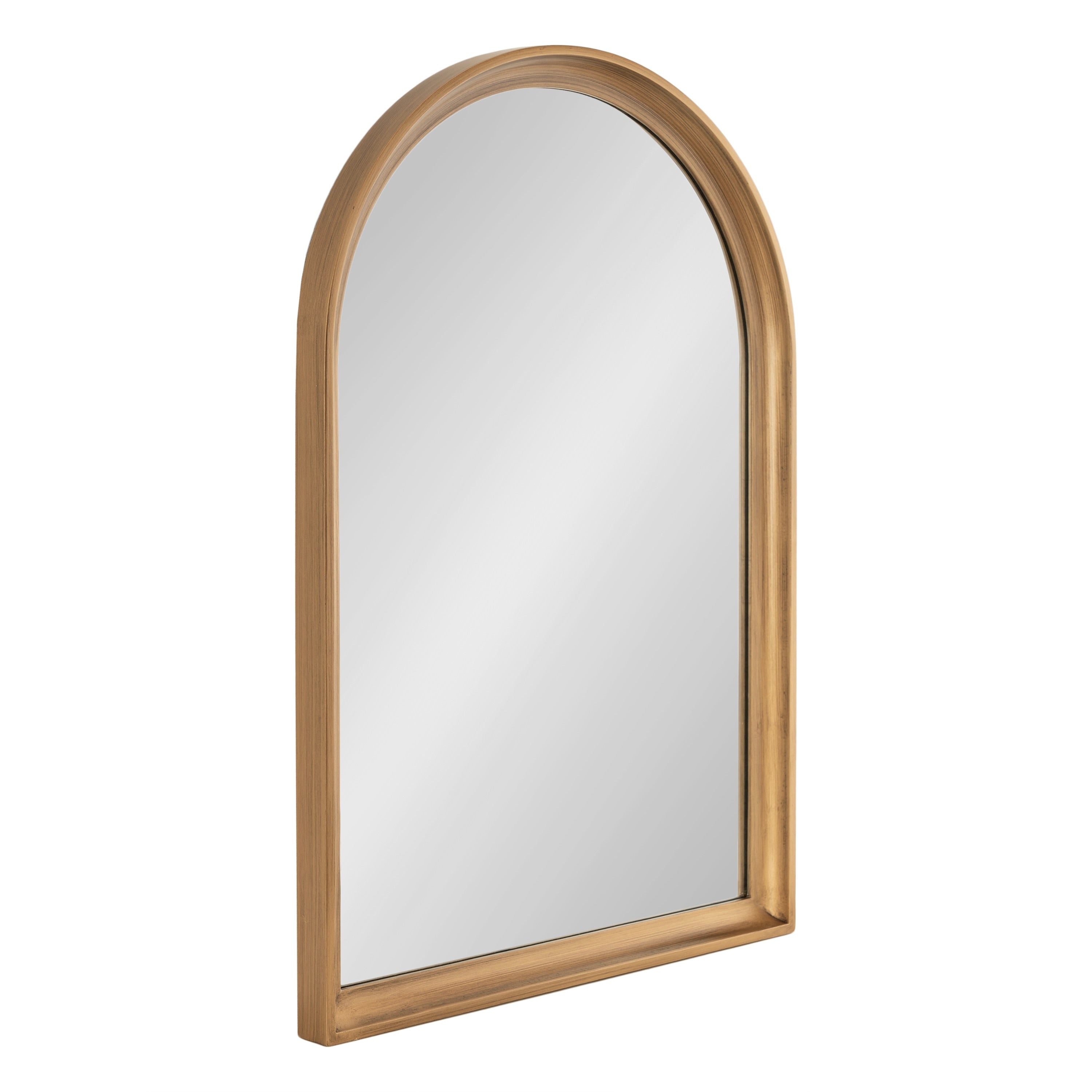 Specchio da parete in legno ad arco di Kate e Laurel Hatherleigh
