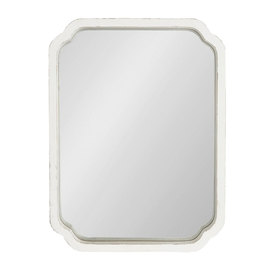 Specchio da parete quadrato in legno di Kate e Laurel Marston