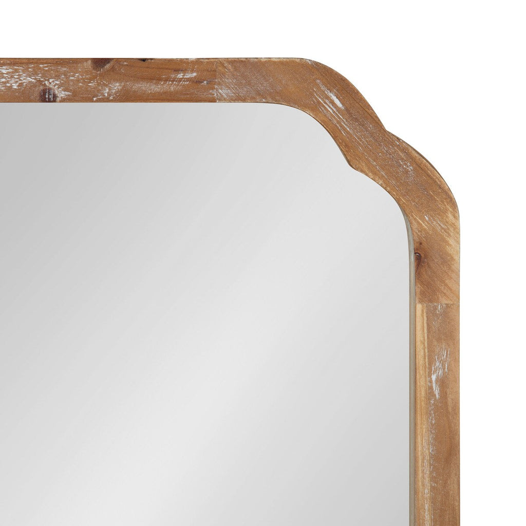 Specchio da parete quadrato in legno di Kate e Laurel Marston