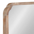 Specchio da parete quadrato in legno di Kate e Laurel Marston