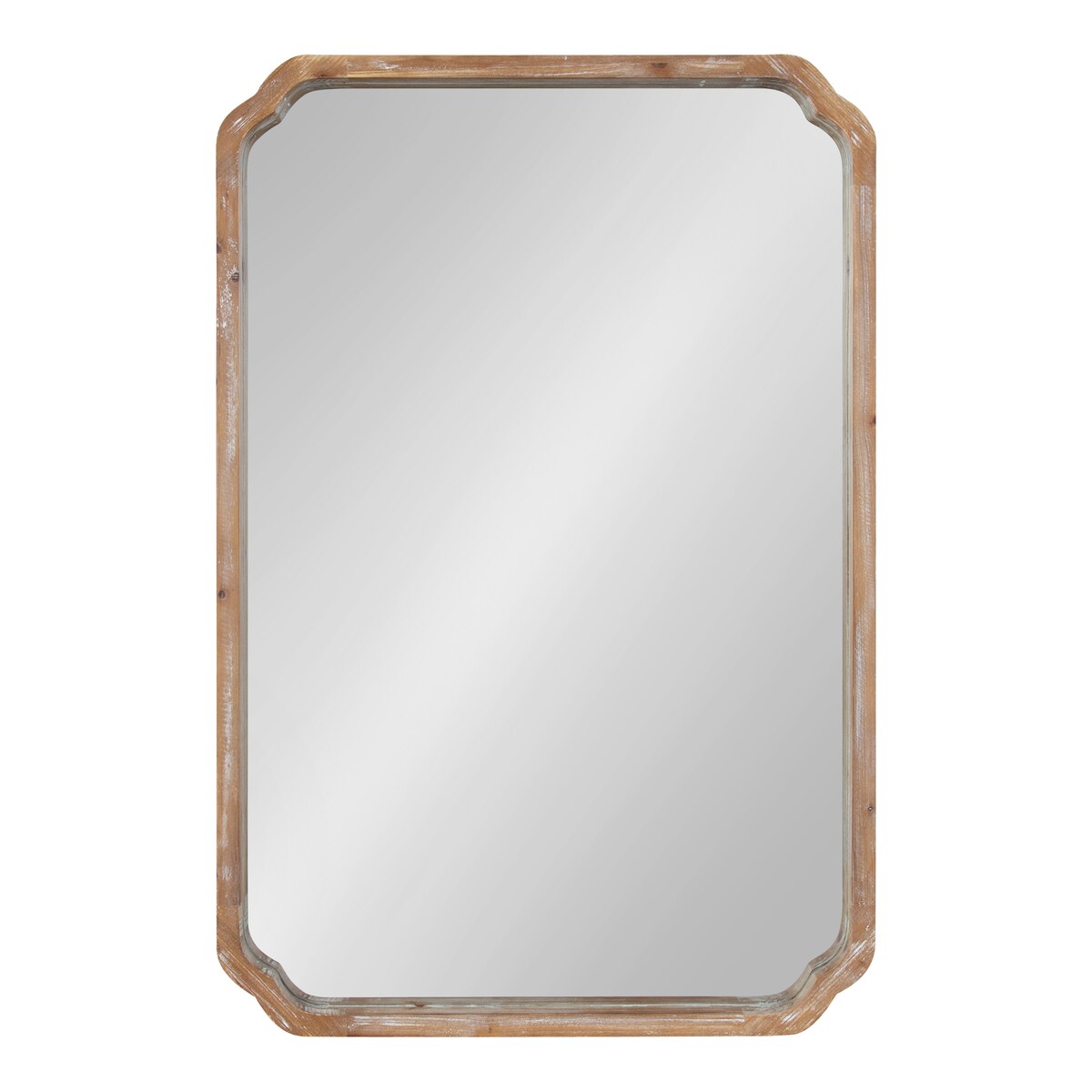 Specchio da parete quadrato in legno di Kate e Laurel Marston