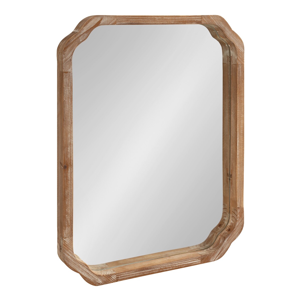 Specchio da parete quadrato in legno di Kate e Laurel Marston