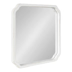 Specchio da parete quadrato in legno di Kate e Laurel Marston