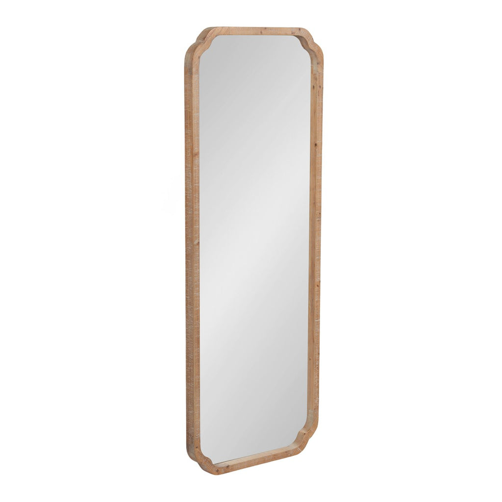 Specchio da parete quadrato in legno di Kate e Laurel Marston