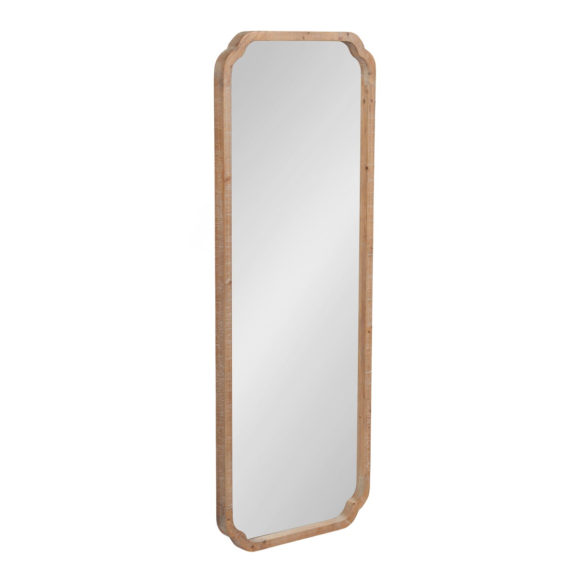 Specchio da parete quadrato in legno di Kate e Laurel Marston