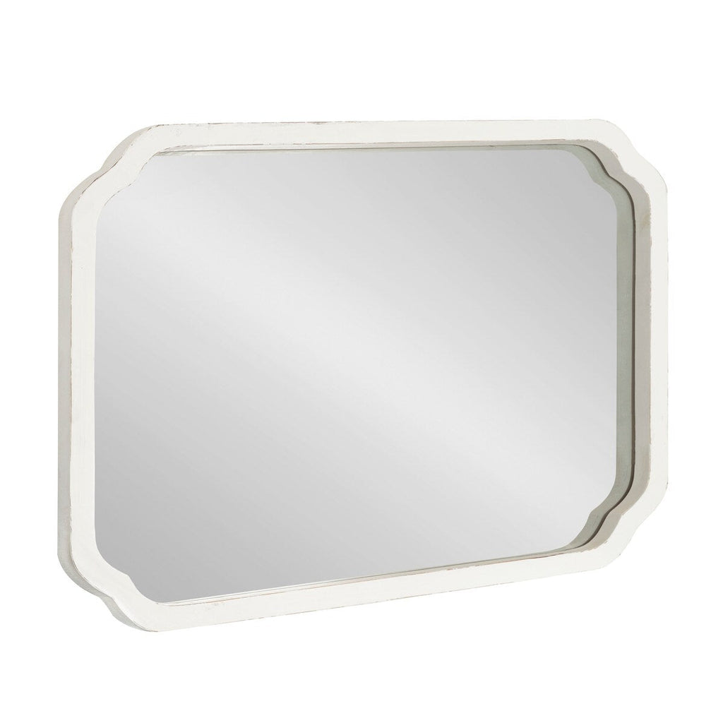 Specchio da parete quadrato in legno di Kate e Laurel Marston