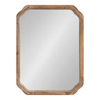 Specchio da parete quadrato in legno di Kate e Laurel Marston