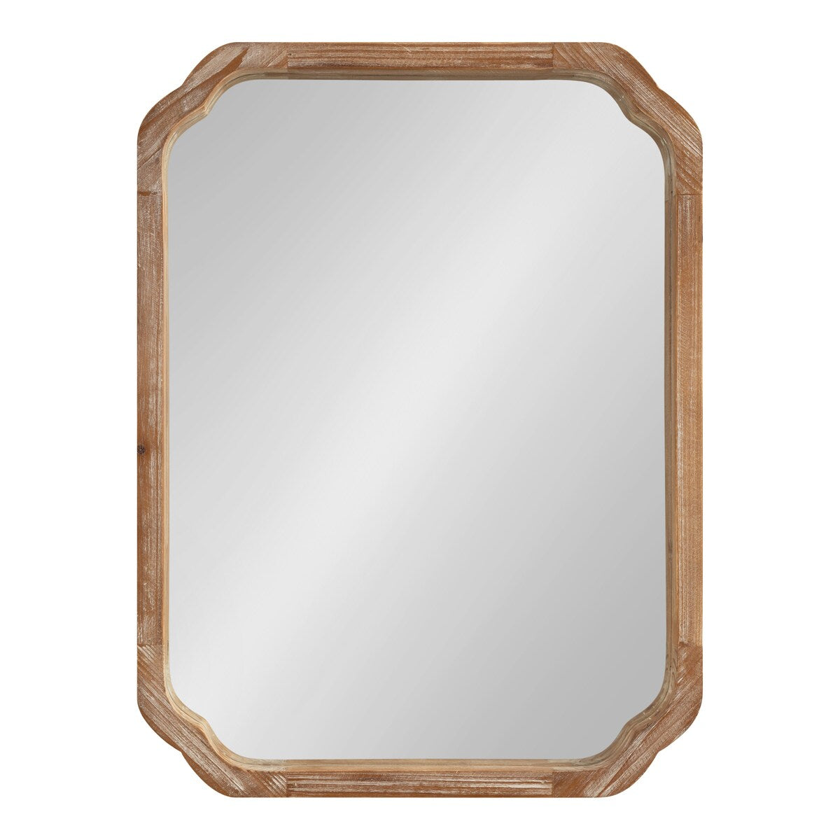 Specchio da parete quadrato in legno di Kate e Laurel Marston