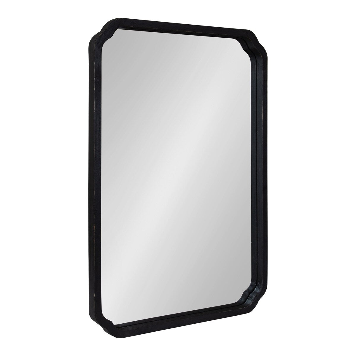 Specchio da parete quadrato in legno di Kate e Laurel Marston
