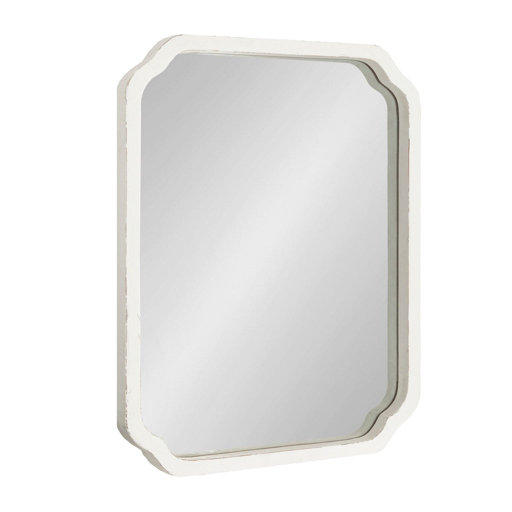 Specchio da parete quadrato in legno di Kate e Laurel Marston