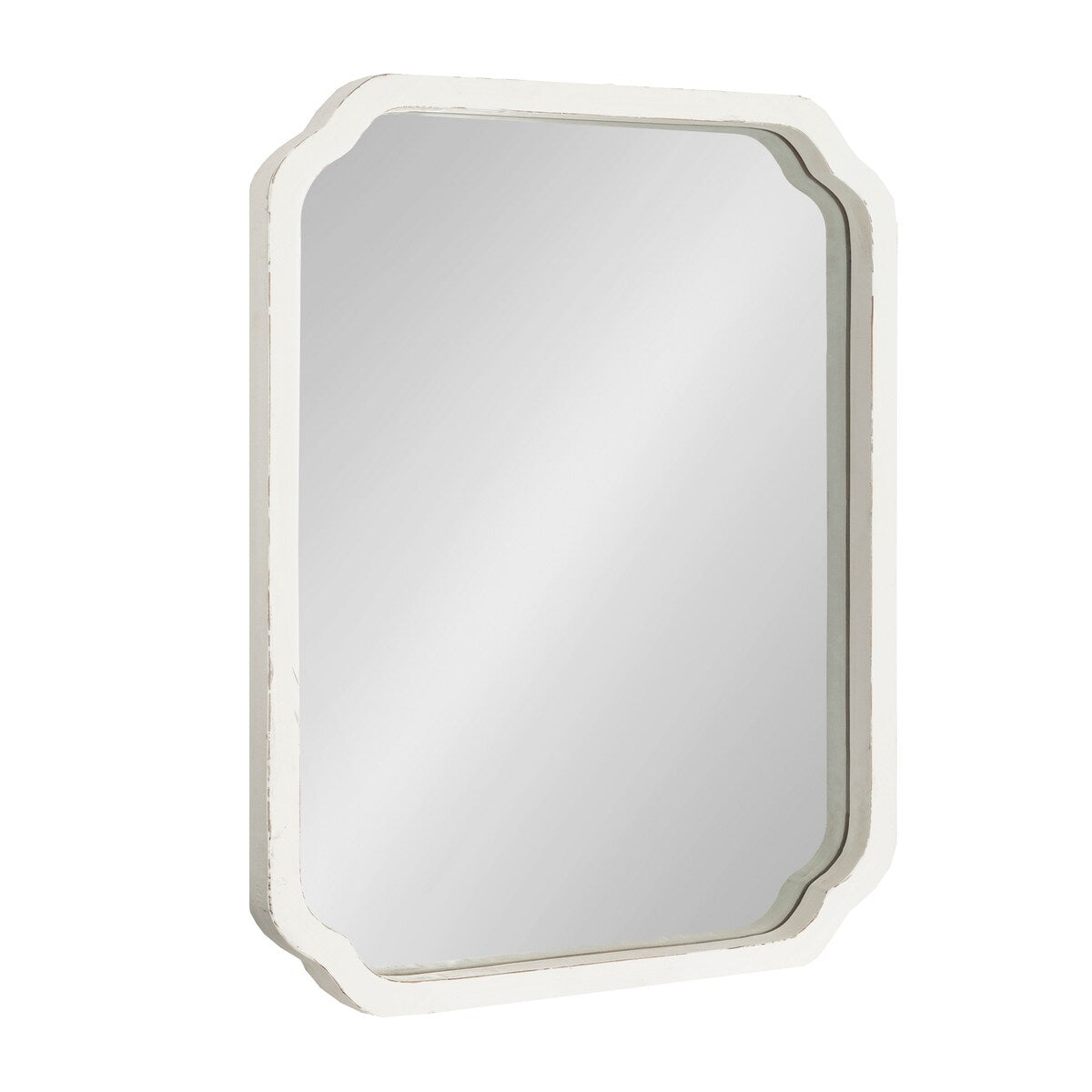 Specchio da parete quadrato in legno di Kate e Laurel Marston