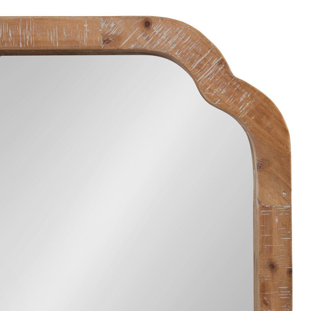 Specchio da parete quadrato in legno di Kate e Laurel Marston