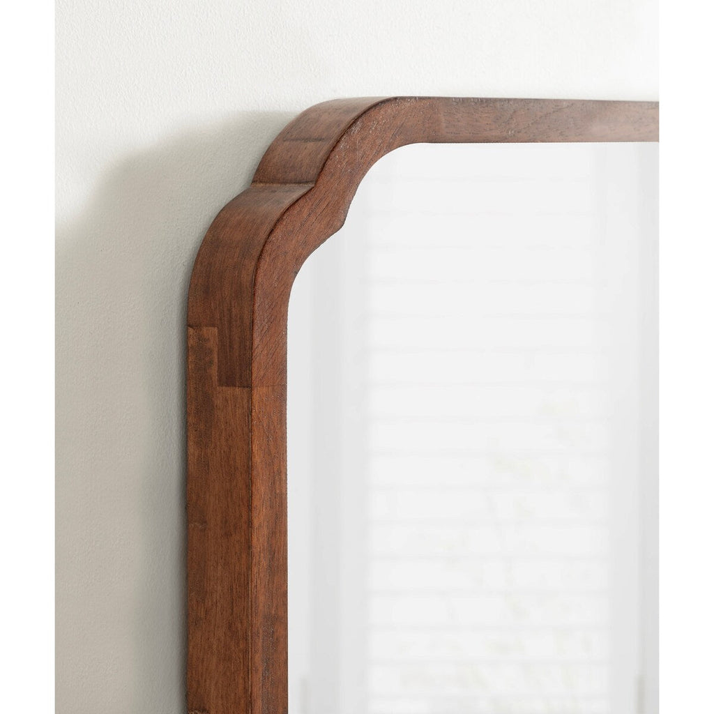 Specchio da parete quadrato in legno di Kate e Laurel Marston