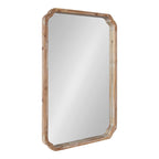 Specchio da parete quadrato in legno di Kate e Laurel Marston