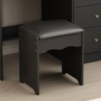 Set da trucco Kerrogee con specchio illuminato regolabile e sgabello - 39,4 L x 19,7 W x 53,5 H