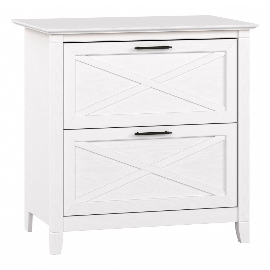 Mobiletto laterale per archivio a 2 cassetti Key West di Bush Furniture