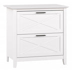 Mobiletto laterale per archivio a 2 cassetti Key West di Bush Furniture