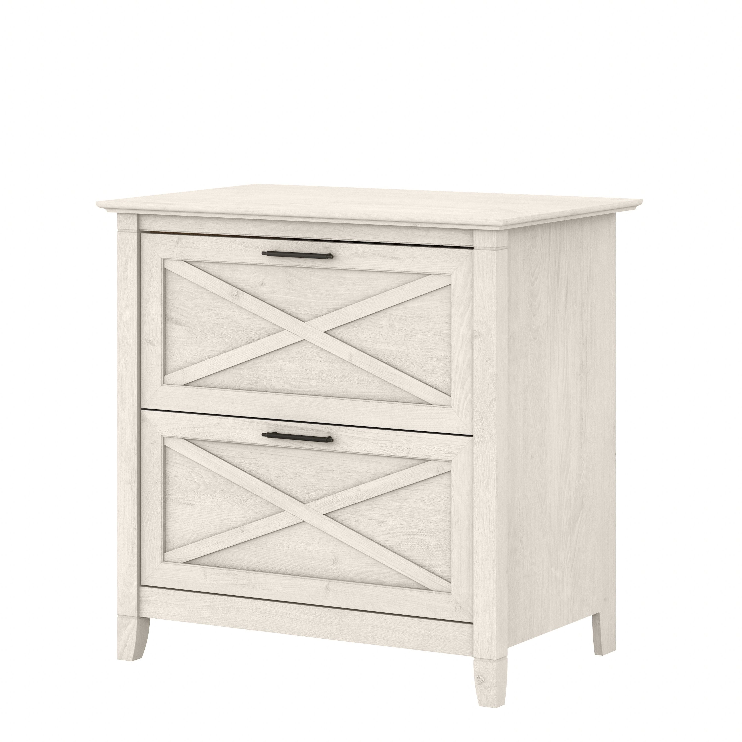 Mobiletto laterale per archivio a 2 cassetti Key West di Bush Furniture