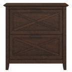 Mobiletto laterale per archivio a 2 cassetti Key West di Bush Furniture