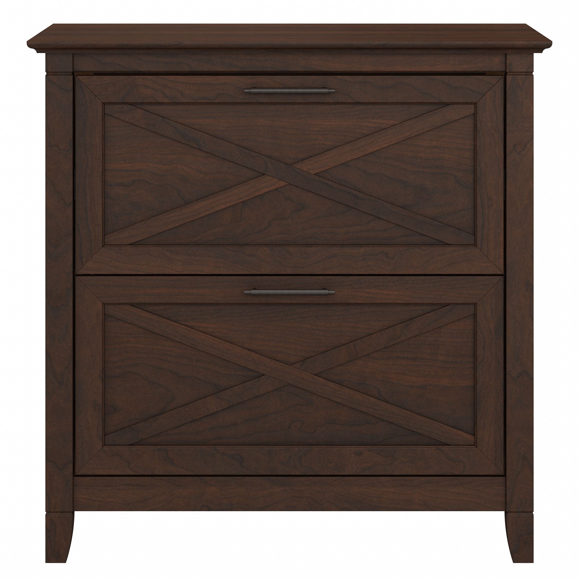 Mobiletto laterale per archivio a 2 cassetti Key West di Bush Furniture