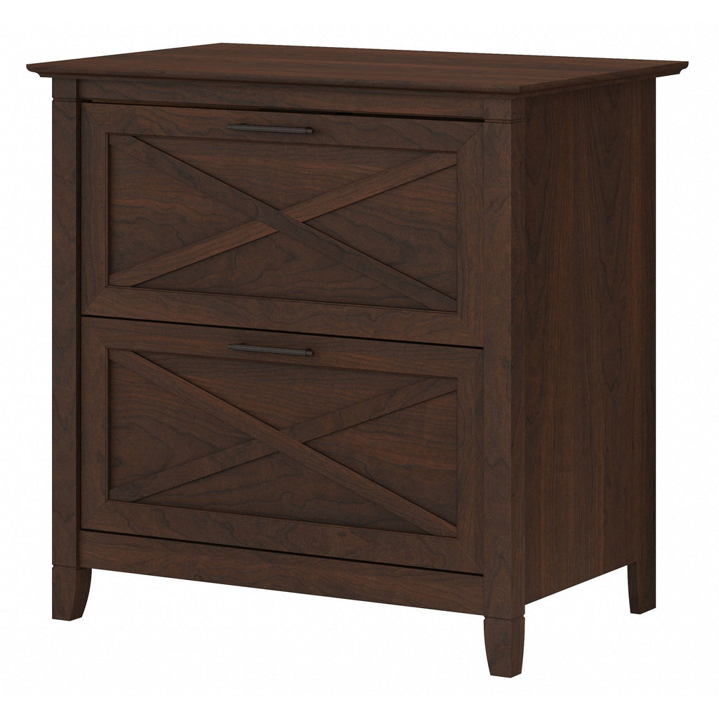 Mobiletto laterale per archivio a 2 cassetti Key West di Bush Furniture