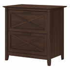 Mobiletto laterale per archivio a 2 cassetti Key West di Bush Furniture