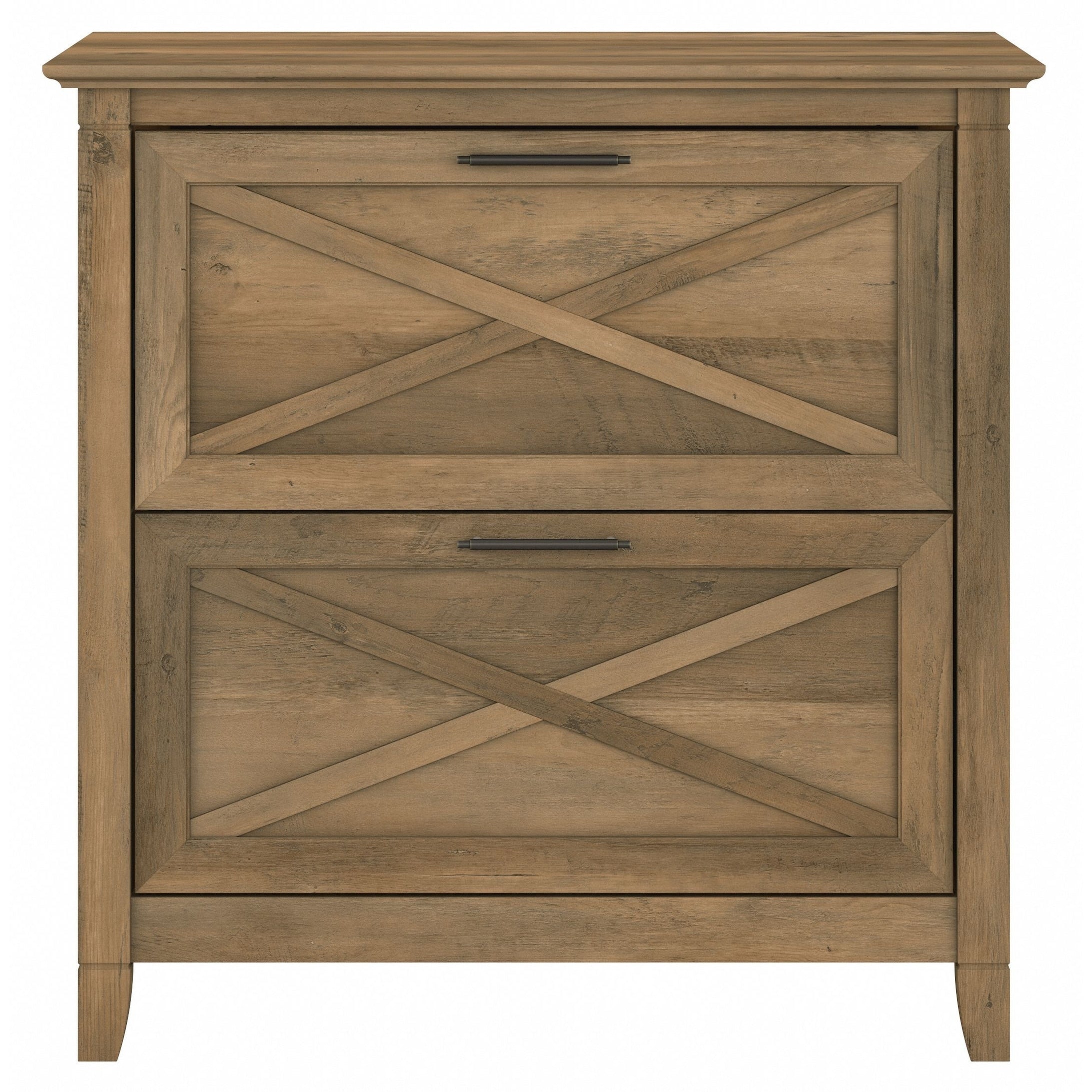 Mobiletto laterale per archivio a 2 cassetti Key West di Bush Furniture