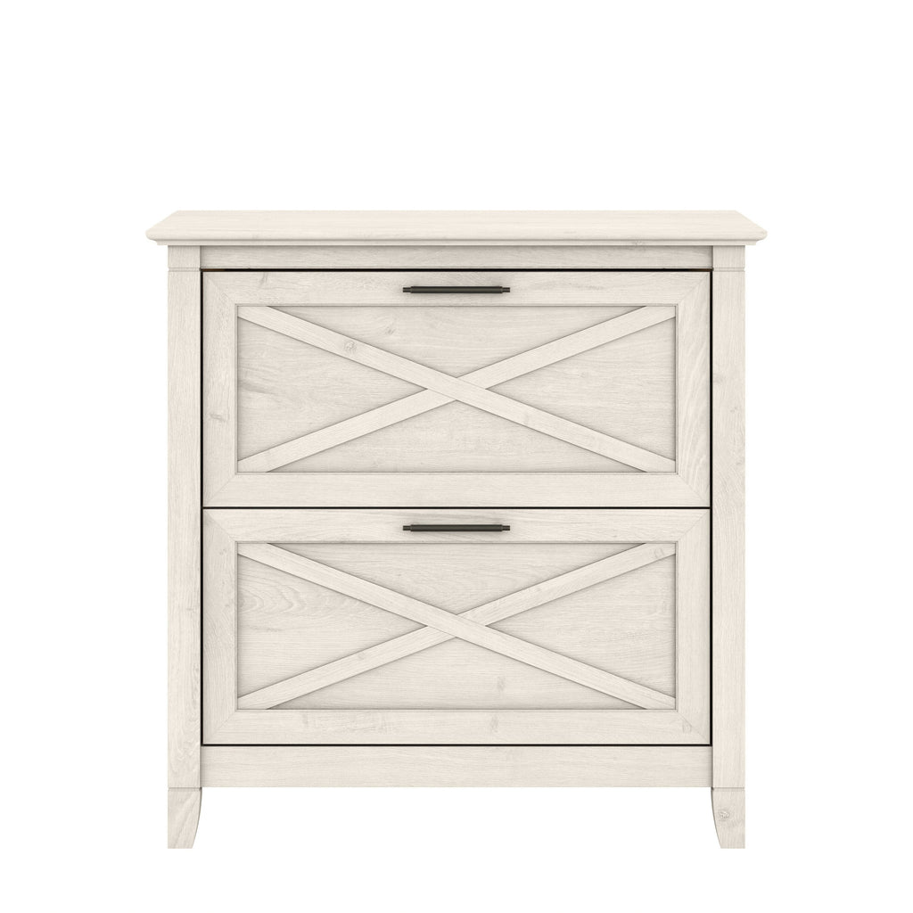 Mobiletto laterale per archivio a 2 cassetti Key West di Bush Furniture