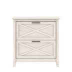 Mobiletto laterale per archivio a 2 cassetti Key West di Bush Furniture