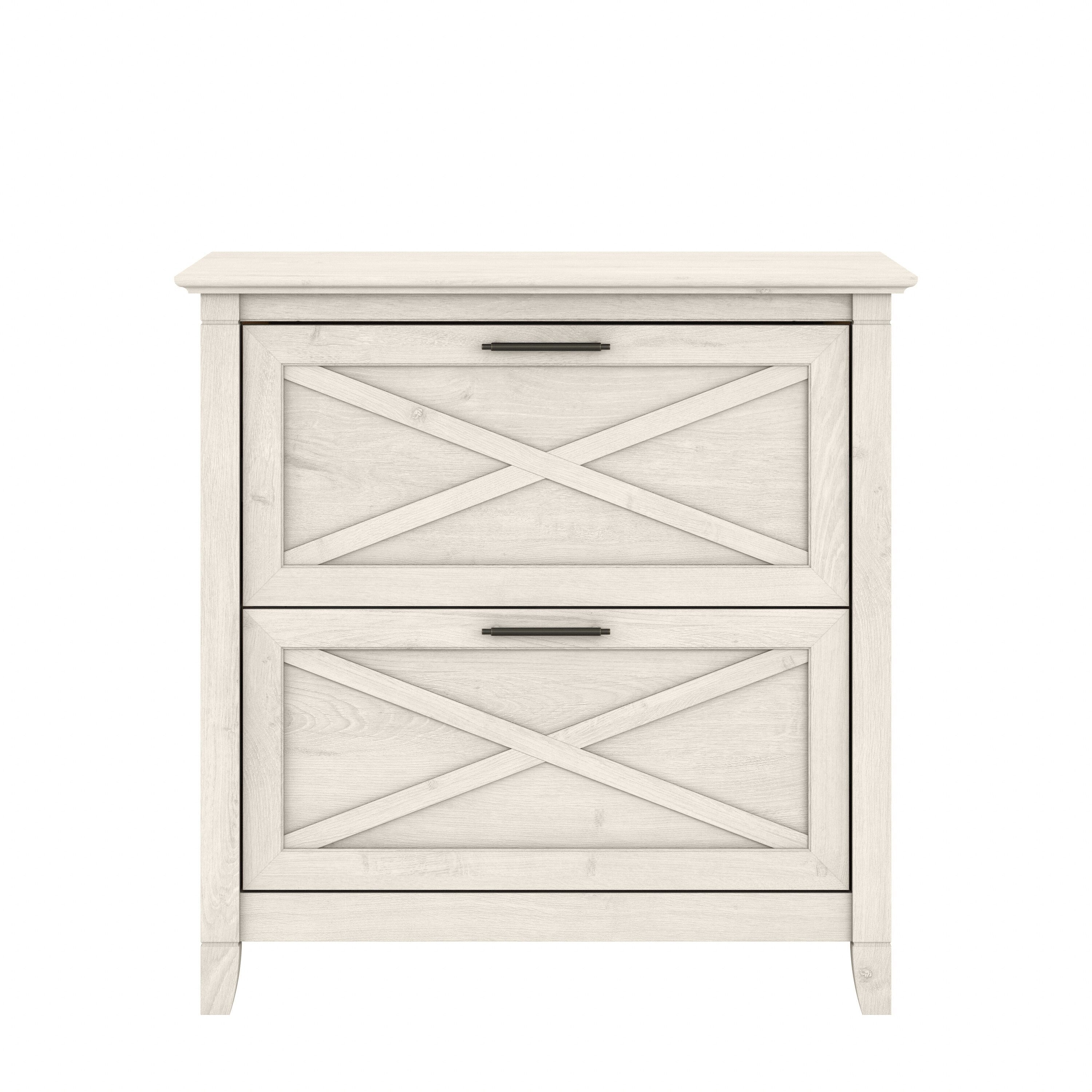 Mobiletto laterale per archivio a 2 cassetti Key West di Bush Furniture