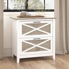Mobiletto laterale per archivio a 2 cassetti Key West di Bush Furniture