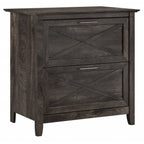 Mobiletto laterale per archivio a 2 cassetti Key West di Bush Furniture