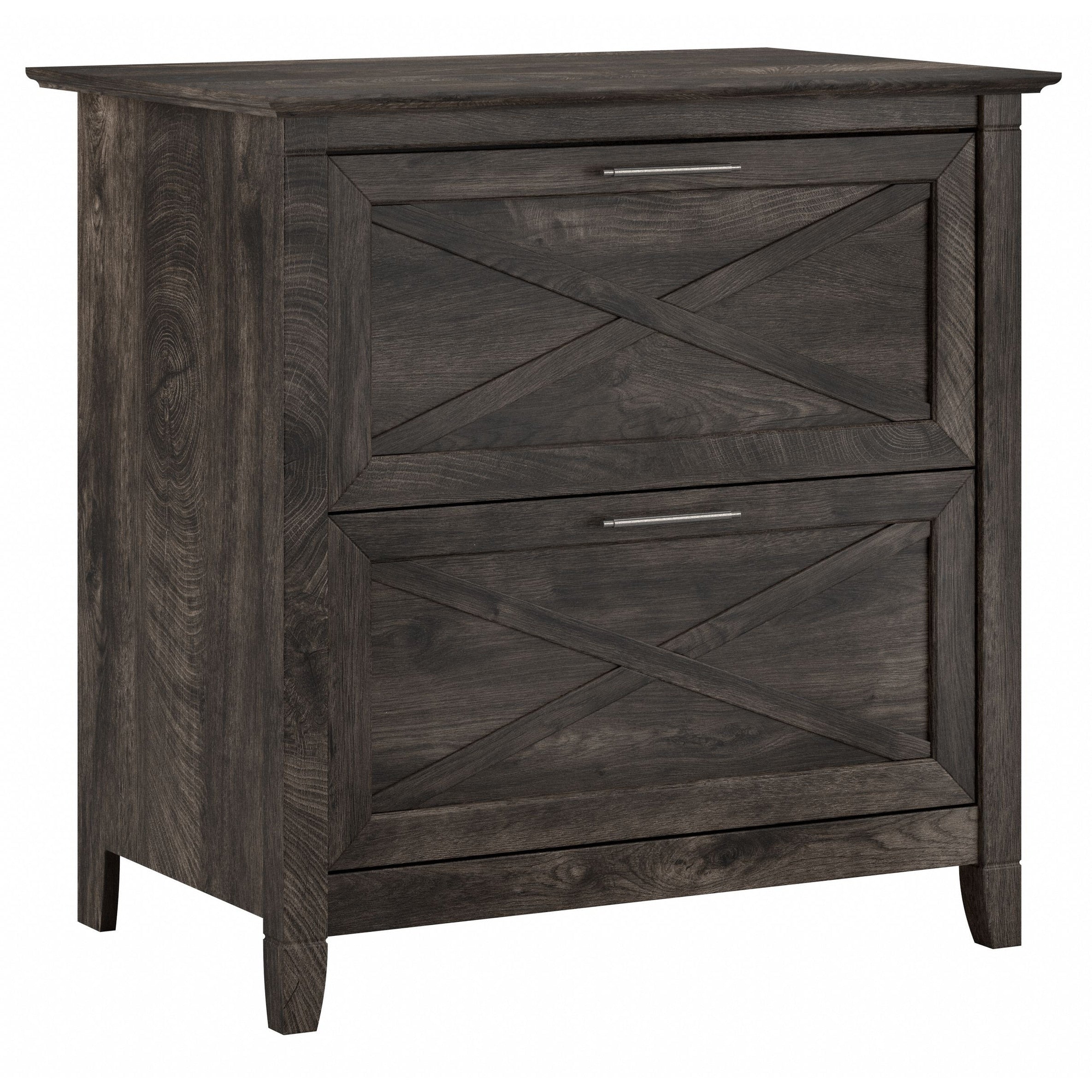 Mobiletto laterale per archivio a 2 cassetti Key West di Bush Furniture