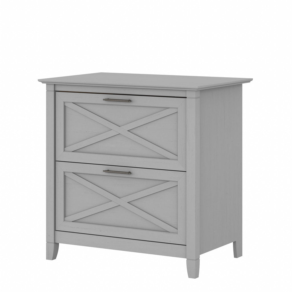 Mobiletto laterale per archivio a 2 cassetti Key West di Bush Furniture