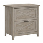 Mobiletto laterale per archivio a 2 cassetti Key West di Bush Furniture