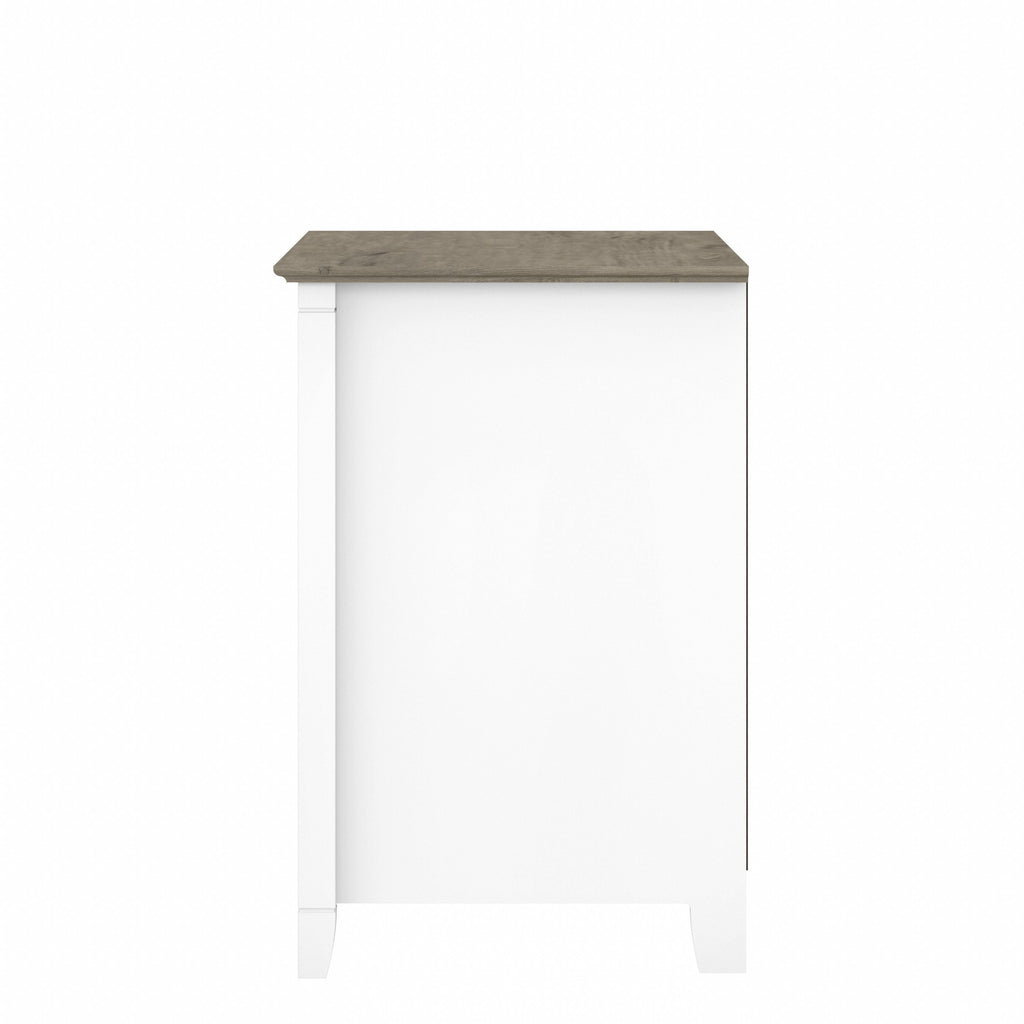Mobiletto laterale per archivio a 2 cassetti Key West di Bush Furniture