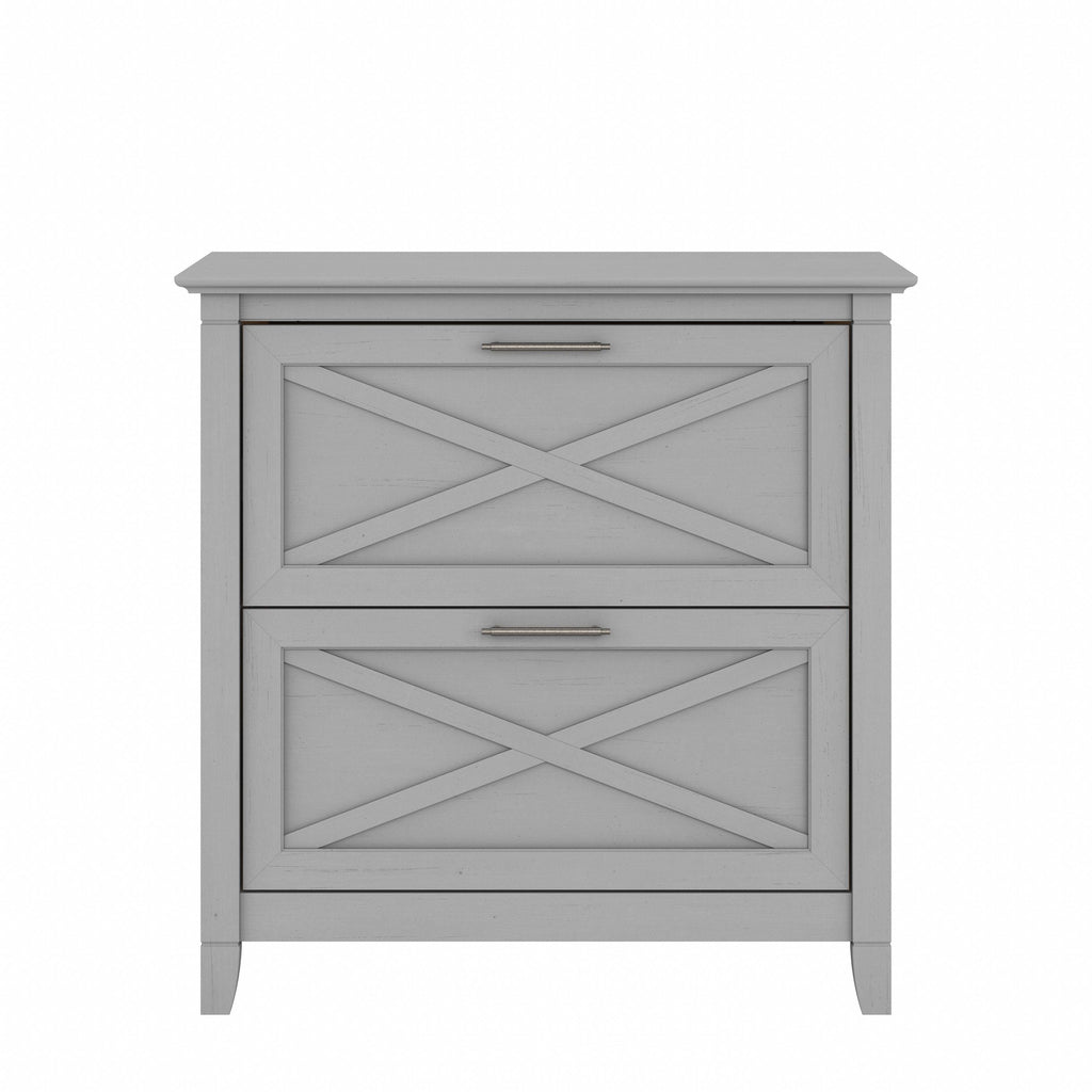 Mobiletto laterale per archivio a 2 cassetti Key West di Bush Furniture