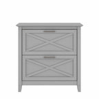 Mobiletto laterale per archivio a 2 cassetti Key West di Bush Furniture