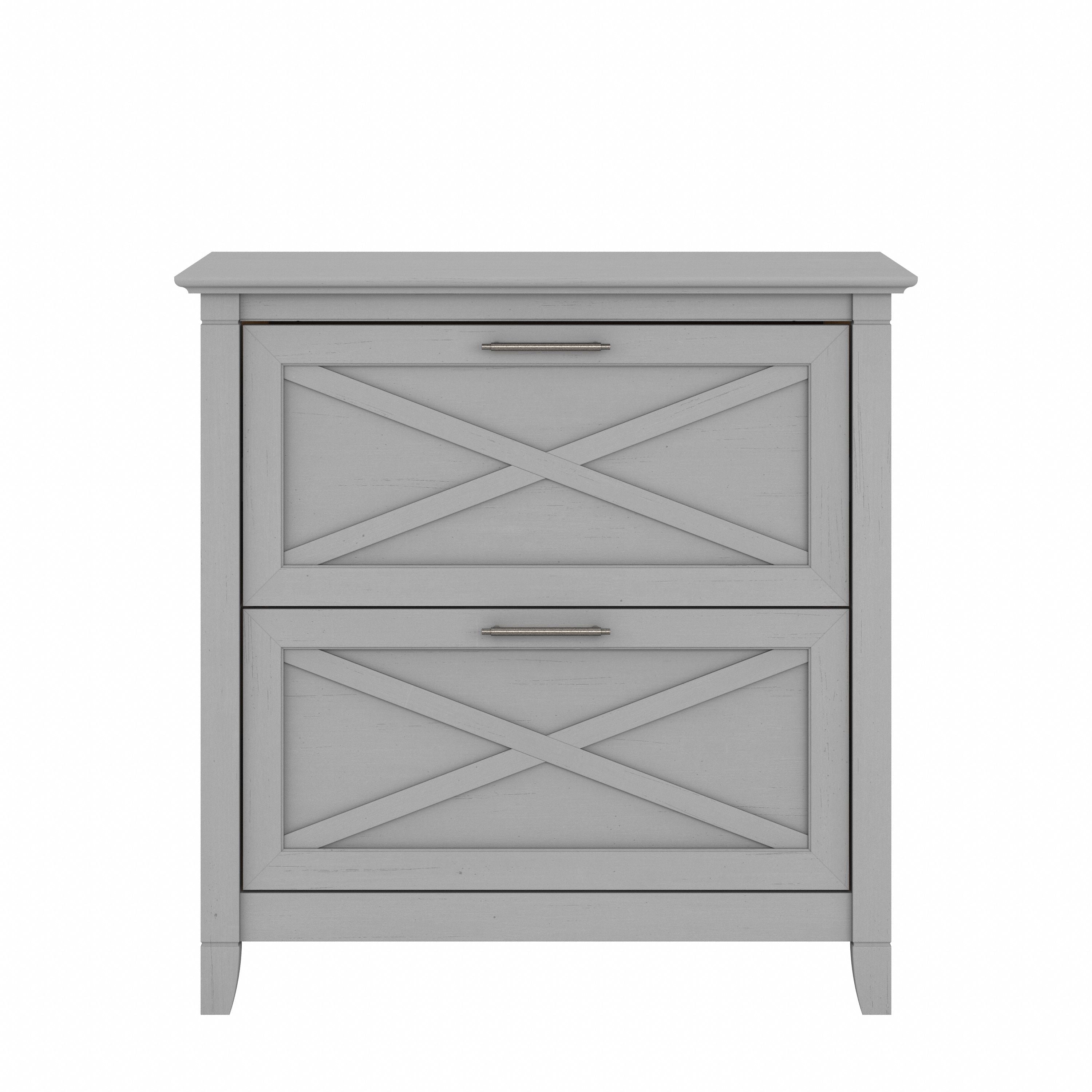 Mobiletto laterale per archivio a 2 cassetti Key West di Bush Furniture