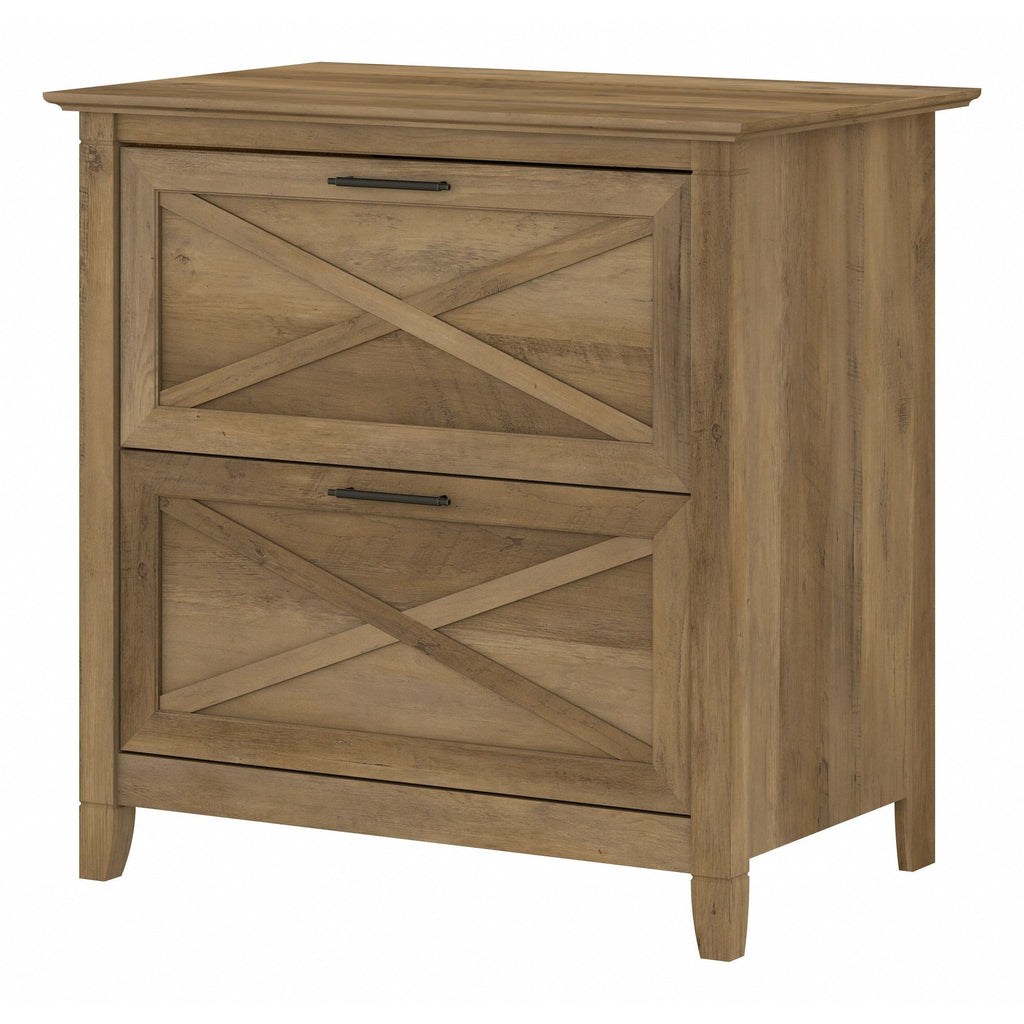 Mobiletto laterale per archivio a 2 cassetti Key West di Bush Furniture