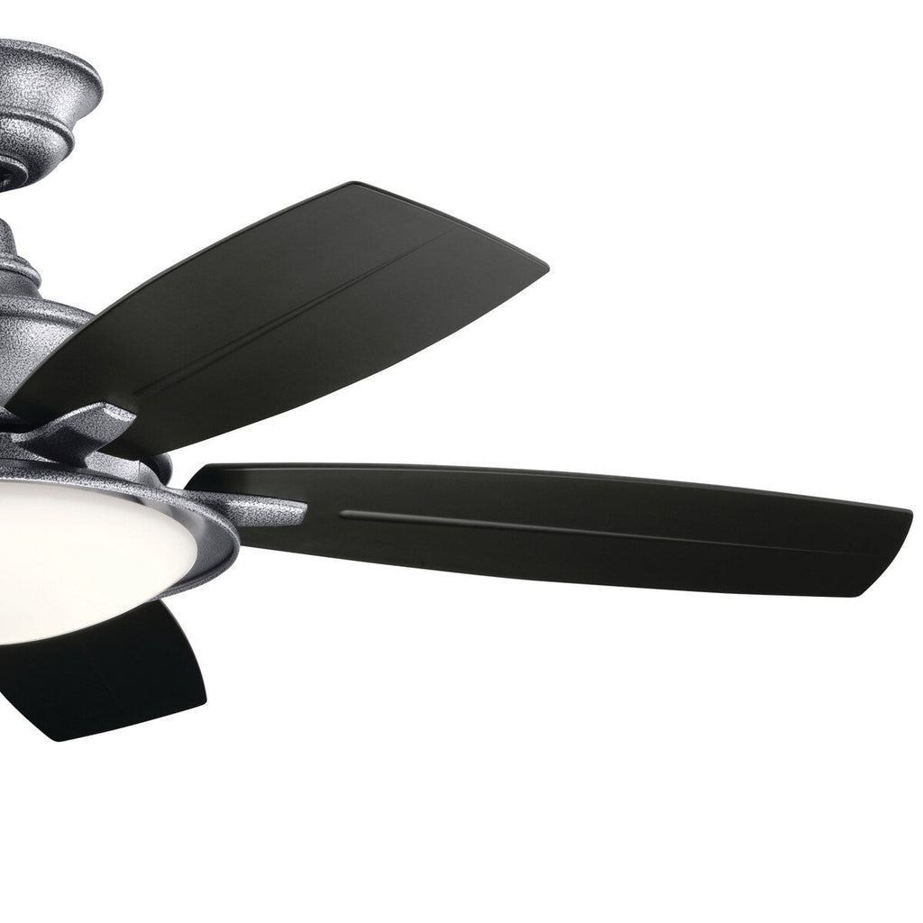 Ventilatore da soffitto a LED a 5 pale Kichler Cameron 52 con telecomando