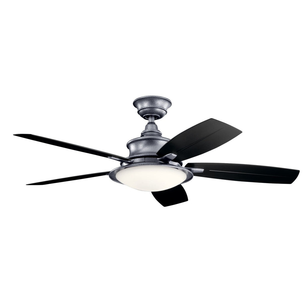 Ventilatore da soffitto a LED a 5 pale Kichler Cameron 52 con telecomando