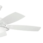 Ventilatore da soffitto a LED a 5 pale Kichler Cameron 52 con telecomando