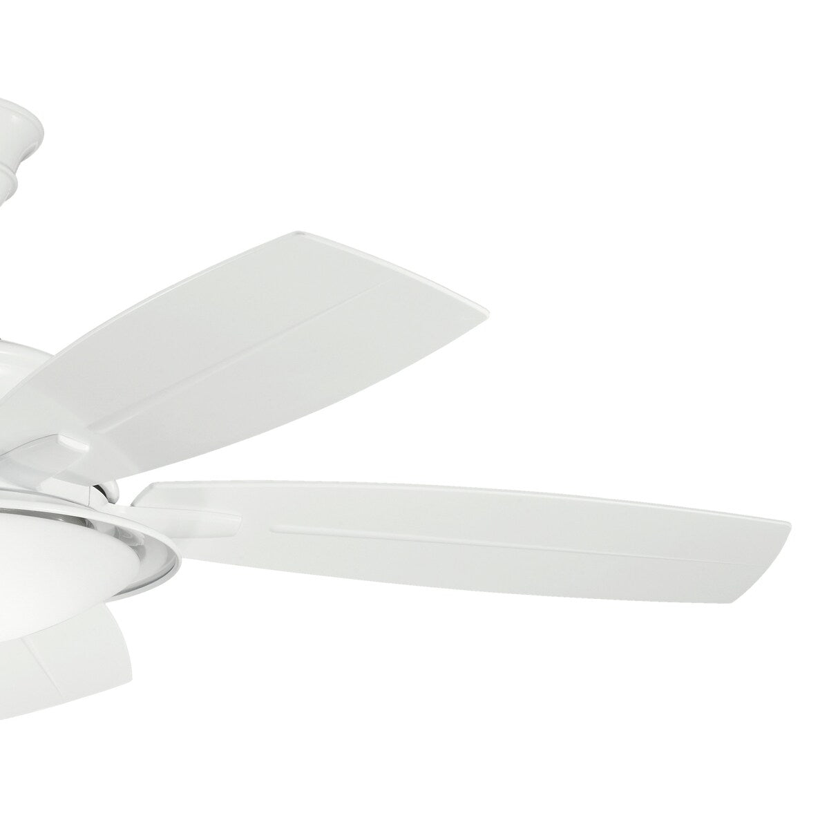Ventilatore da soffitto a LED a 5 pale Kichler Cameron 52 con telecomando