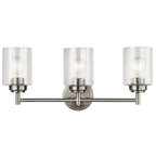 Lampada da bagno Kichler Lighting Winslow a 3 luci in nichel spazzolato