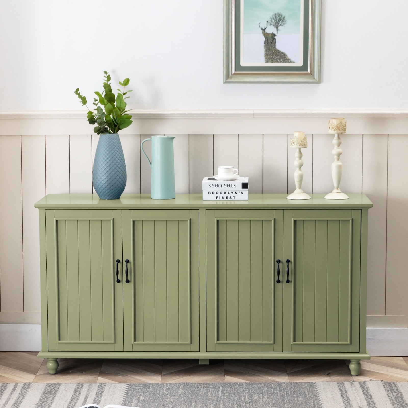 Credenza da cucina, mobile bar, mobiletto portaoggetti decorativo