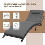 Set chaise lounge da esterno Kullavik in 3 pezzi
