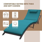 Set chaise lounge da esterno Kullavik in 3 pezzi